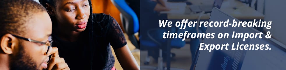 Two dynamic entrepreneurs working together to apply for an import export license, showcasing teamwork and innovation in the process of obtaining an import and export licence for seamless business operations in the import license sector in South Africa