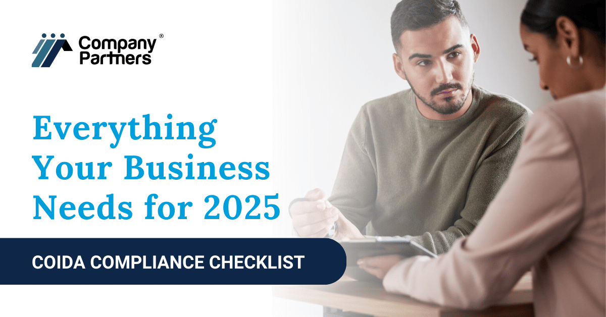Company Partners coida registration checklist for 2025